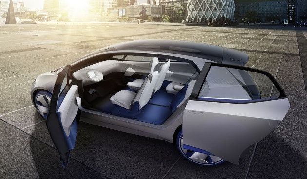 VW I.D. wnętrze