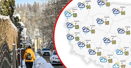 Intensywne opady śniegu w tym regionie. Jest też alert IMGW