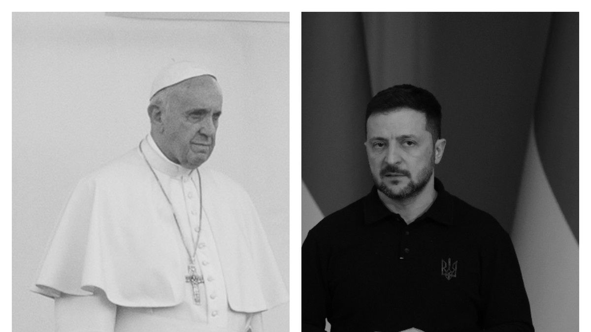 Wołodymyr Zełenski o modlitwach papieża