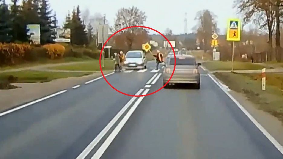 O krok od tragedii. Wszystko nagrała kamera