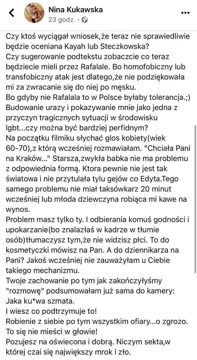 Oświadczenie Rafalali 