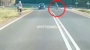 Porażające ujęcia. Chłopiec nagle wyjechał. Nagrało się