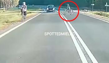 Porażające ujęcia. Chłopiec nagle wyjechał. Nagrało się