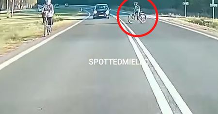 Porażające ujęcia. Chłopiec nagle wyjechał. Nagrało się