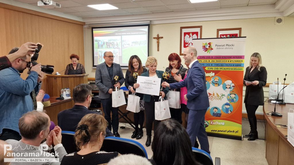 Powiatowa Gala Sportu w Starostwie Powiatowym w Płocku