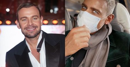 Przezorny Dawid Woliński w maseczce ochronnej radzi, jak uniknąć zakażenia: "Pić dużo wody, jeść cynk" (FOTO)