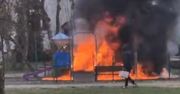 Spłonął plac zabaw w Toruniu. Sprawcą okazał się 8-latek