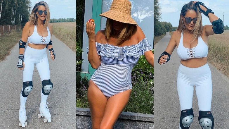 Małgorzata Rozenek chwali się efektami ćwiczeń