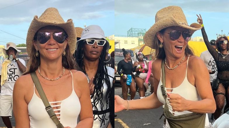 Kinga Rusin twerkuje podczas festiwalu w Antigui