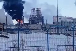 Ogień w rafinerii Łukoil. Ogromny pożar w Rosji