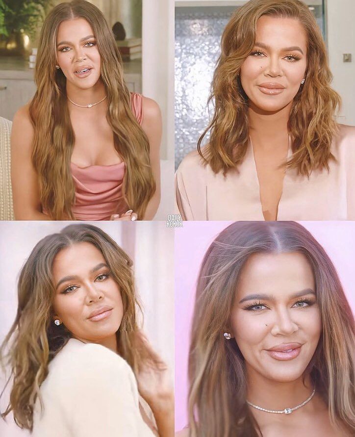 Twarze Khloe Kardashian. Celebrytka twierdzi, że "operowała tylko nos"...