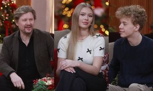 Andrzej Nejman zabrał 18-letniego SYNA I 16-letnią CÓRKĘ do "PnŚ". Podobni do znanego taty? (ZDJĘCIA)