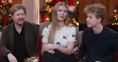Andrzej Nejman zabrał 18-letniego SYNA I 16-letnią CÓRKĘ do "PnŚ". Podobni do znanego taty? (ZDJĘCIA)