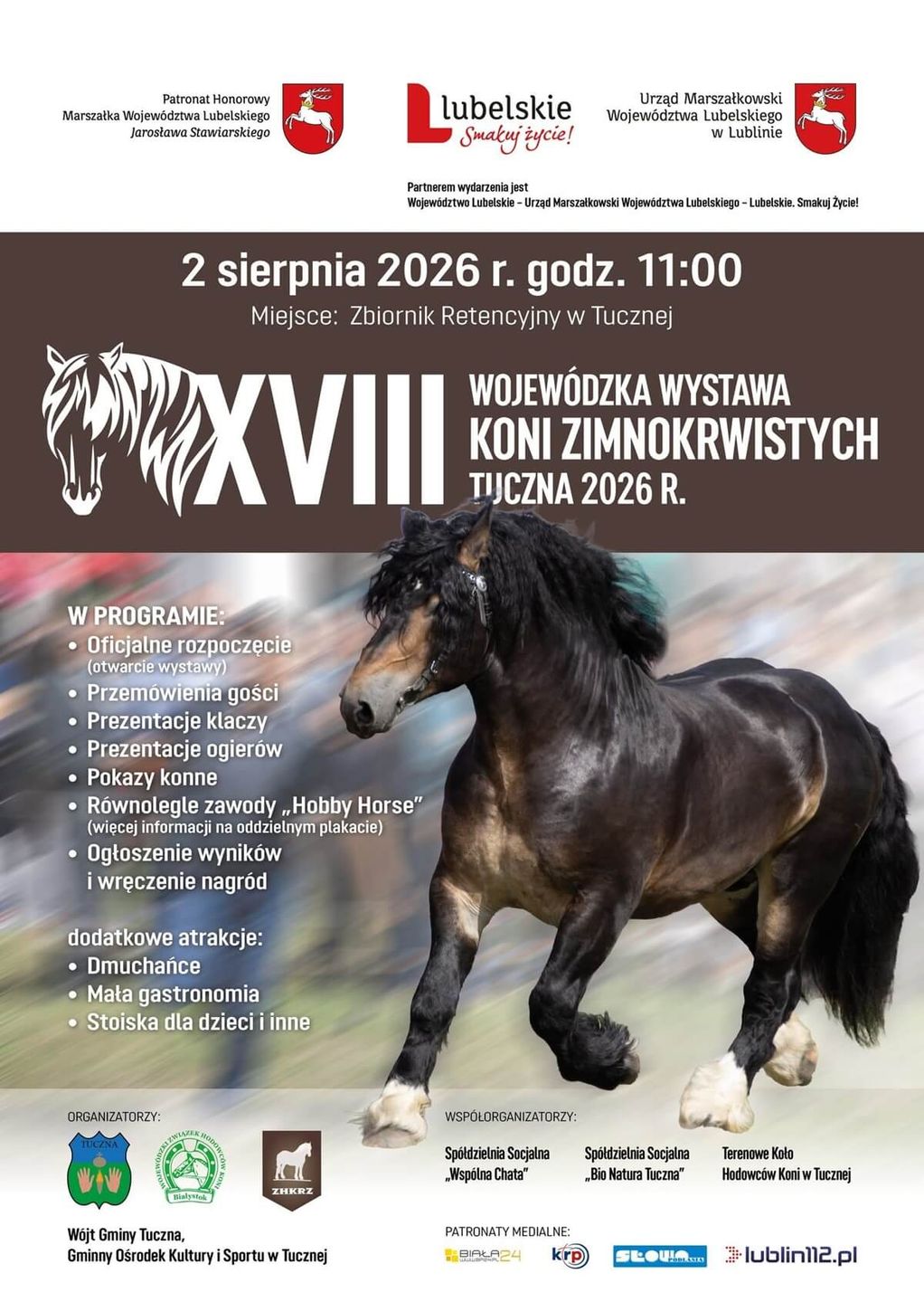 XVIII Wojewódzka Wystawa Koni Zimnokrwistych Tuczna 2026
