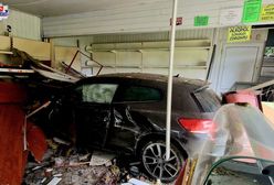 21-latek wjechał do sklepu. Pasażerka w szpitalu