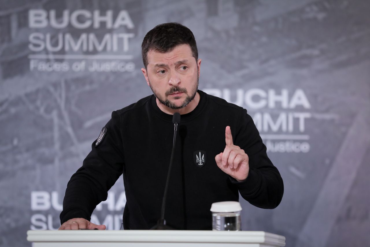 Zełenski odpowiada Kremlowi. Chodzi o głośny zamach w Rosji