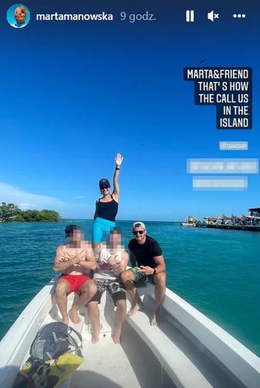 Marta Manowska i Robert Bodzianny  na wspólnych wakacjach