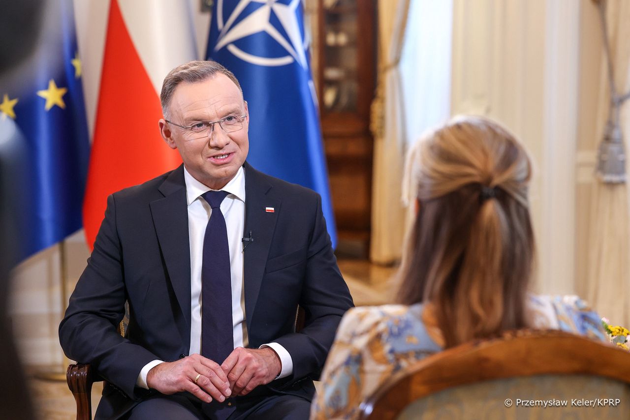 Duda w amerykańskiej telewizji. "Jeśli chcesz żyć wśród nas, pracuj"