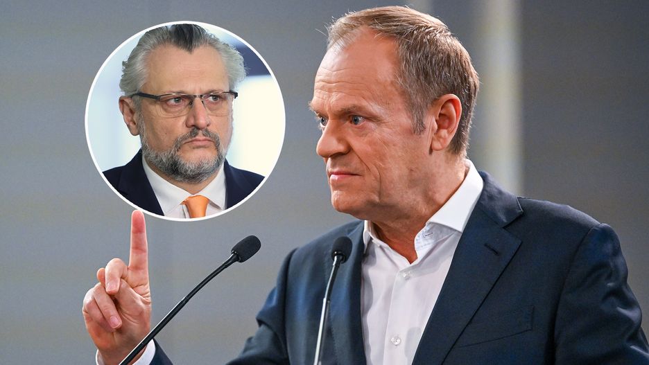 Donald Tusk i Tomasz Lenz