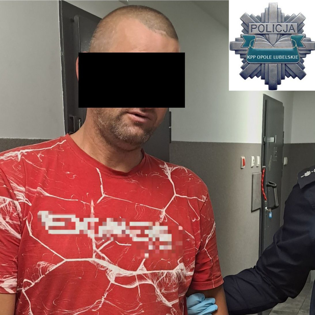 Goniło go dwóch mężczyzn. Od razu dołączyli policjanci