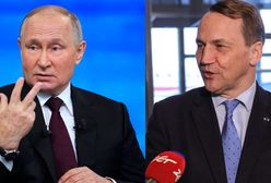 Pierwszy komentarz MSZ Polski. Sikorki krótko o Putinie