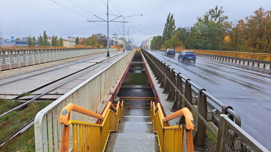 Wiadukt na Kopcińskiego był niedawno remontowany i jest w dobrym stanie technicznym