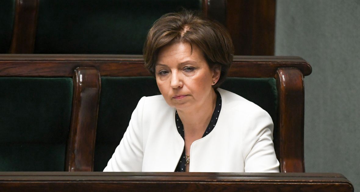 Marlena Maląg, minister Rodziny, Pracy i Polityki Społecznej. Słuchając jej, zatęskniłem nawet za nieodżałowaną minister Edukacji Anną Zalewską. A wydawało się, że przebić jej błyskotliwości nie sposób