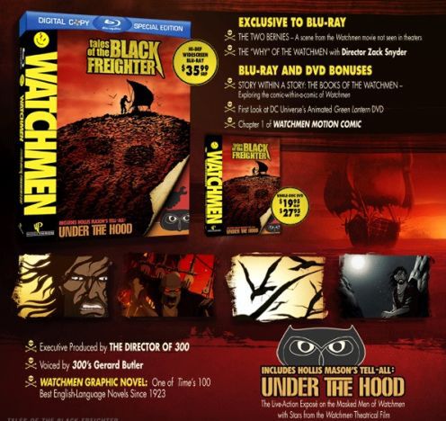 Strażnicy: The Tales of the Black Freighter na DVD w marcu 4