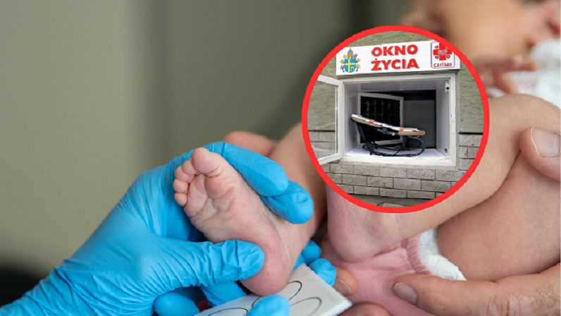 Dwudniowy chłopiec znaleziony w oknie życia w Siedlcach