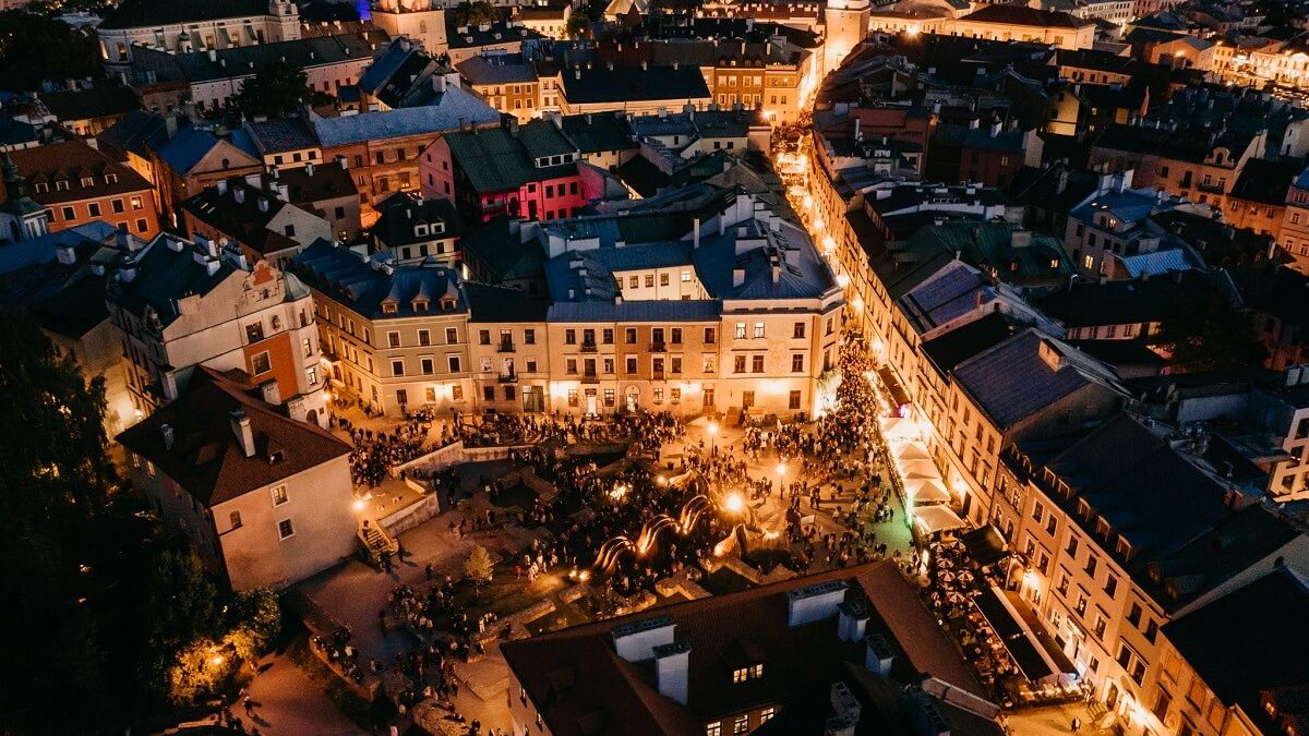 Lublin pełny turystów