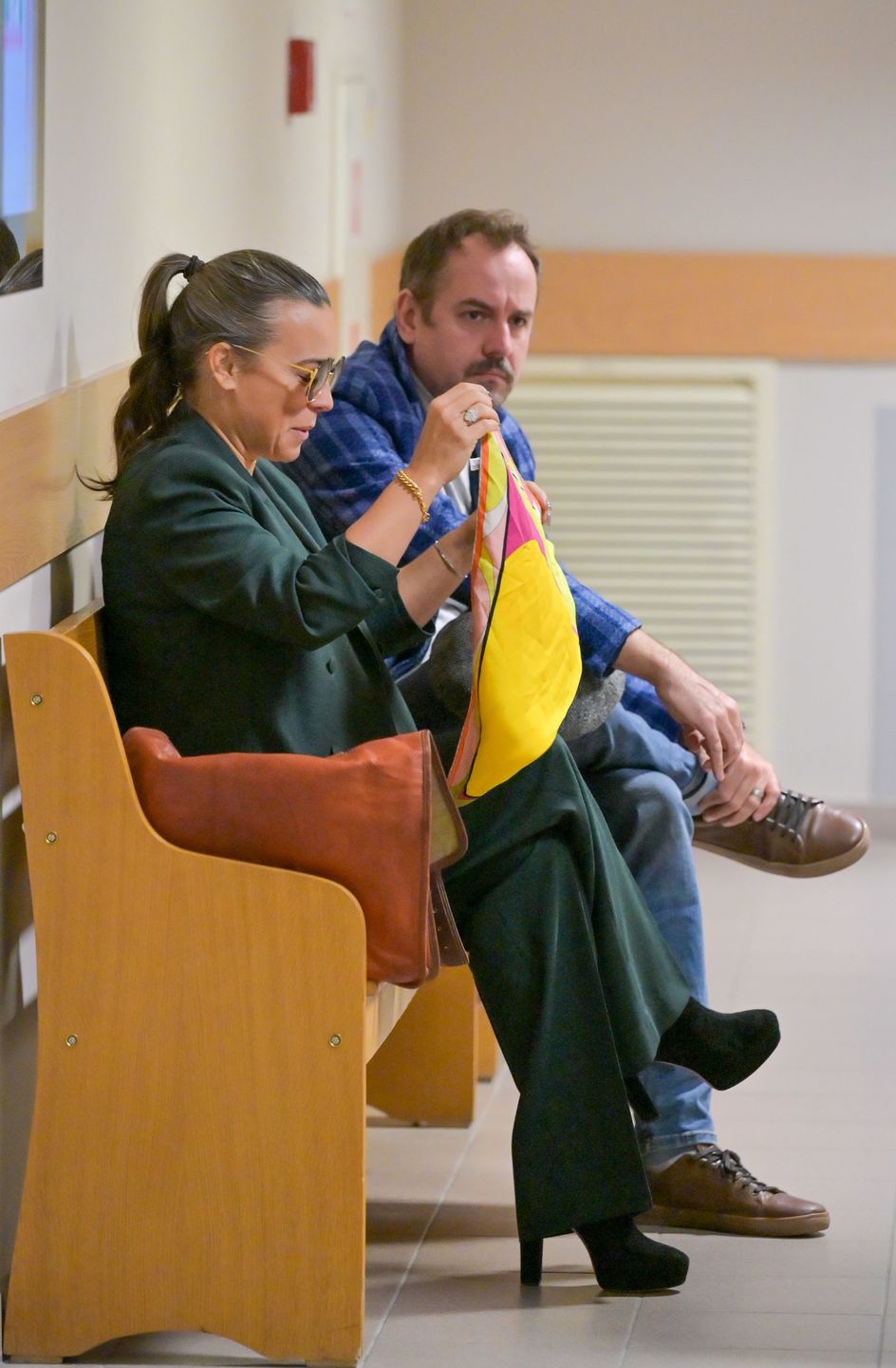 Anna Mucha i Jakub Wons w sądzie