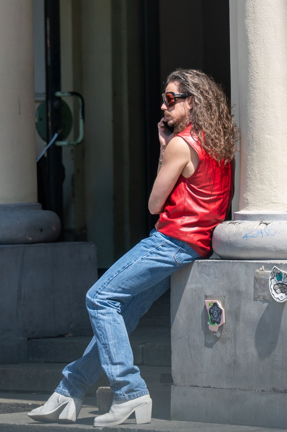 Michał Szpak "przyłapany" na mieście