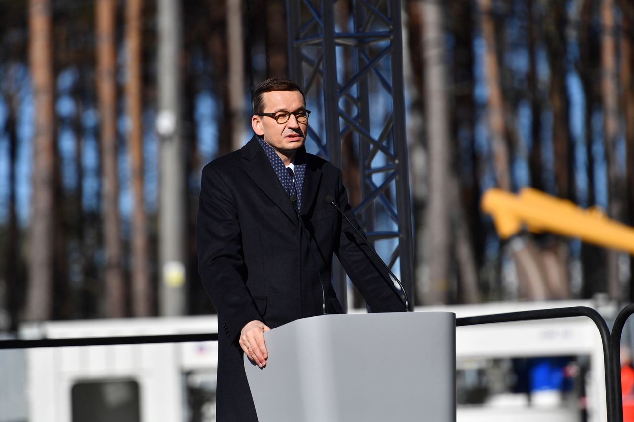 Świnoujście. Premier Mateusz Morawiecki zainaugurował inwestycję pod Świną