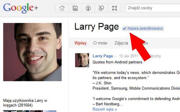 Google+ weryfikuje użytkowników. Przydatne ułatwienie czy ingerencja w prywatność? 2