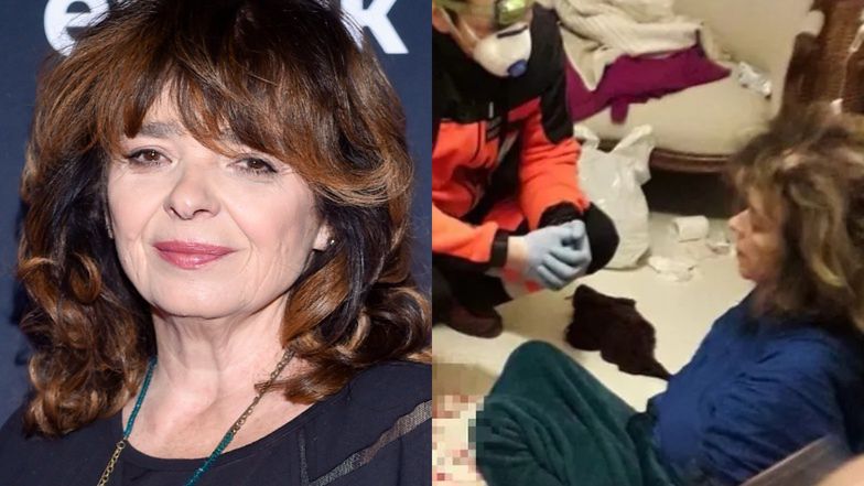 Katarzyna Grochola publikuje wstrząsające zdjęcie z wizyty ratowników medycznych w jej domu