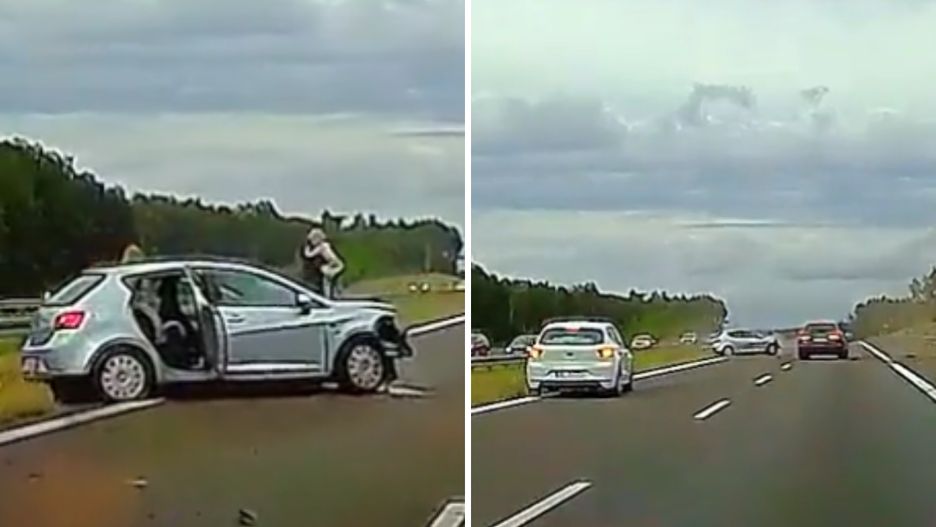 Policja dotarła do prawdopodobnego sprawcy głośnej kolizji na S7.