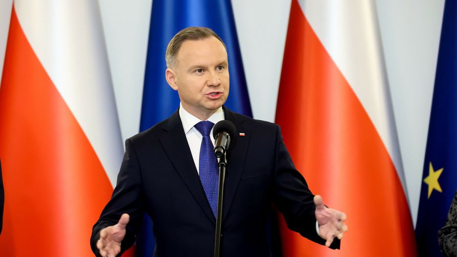 Zaprzysi??enie rz?du Donalda Tuska
13.12.2023 Warszawa Palac Prezydencki Zaprzysiezenie rzadu Donalda Tuska 
fot Jacek Dominski/REPORTER
N/z: Andrzej Duda
Jacek Dominski/REPORTER