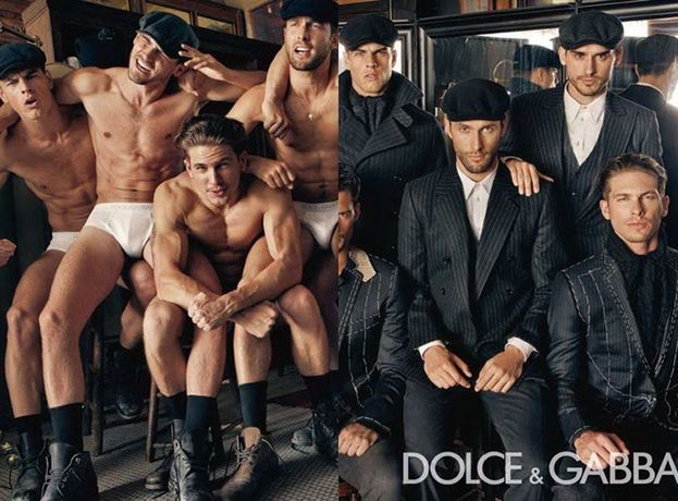 Nadzy modele Dolce&Gabbana!