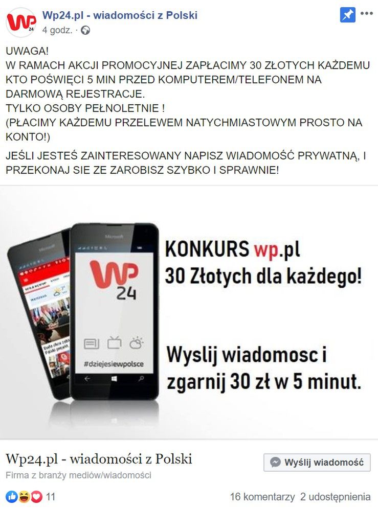 Źródło: Facebook