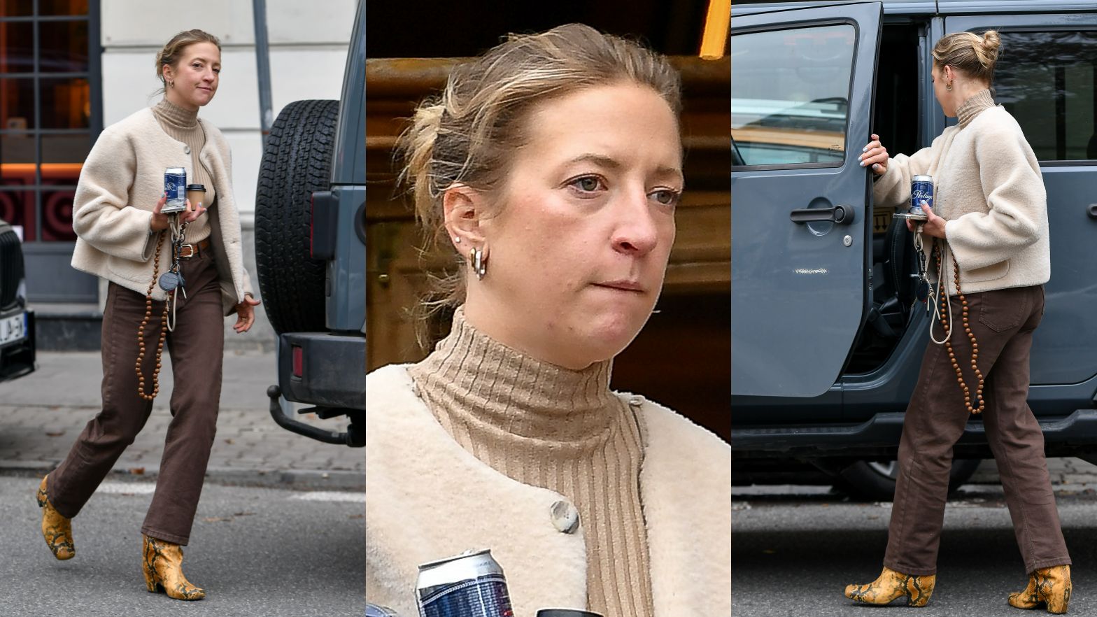 Zabiegana Lara Gessler na mieście