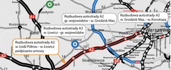 Autostrada A2 przejdzie ogromną metamorfozę. Kierowcy zyskają dodatkowe pasy na blisko 90 kilometrach!