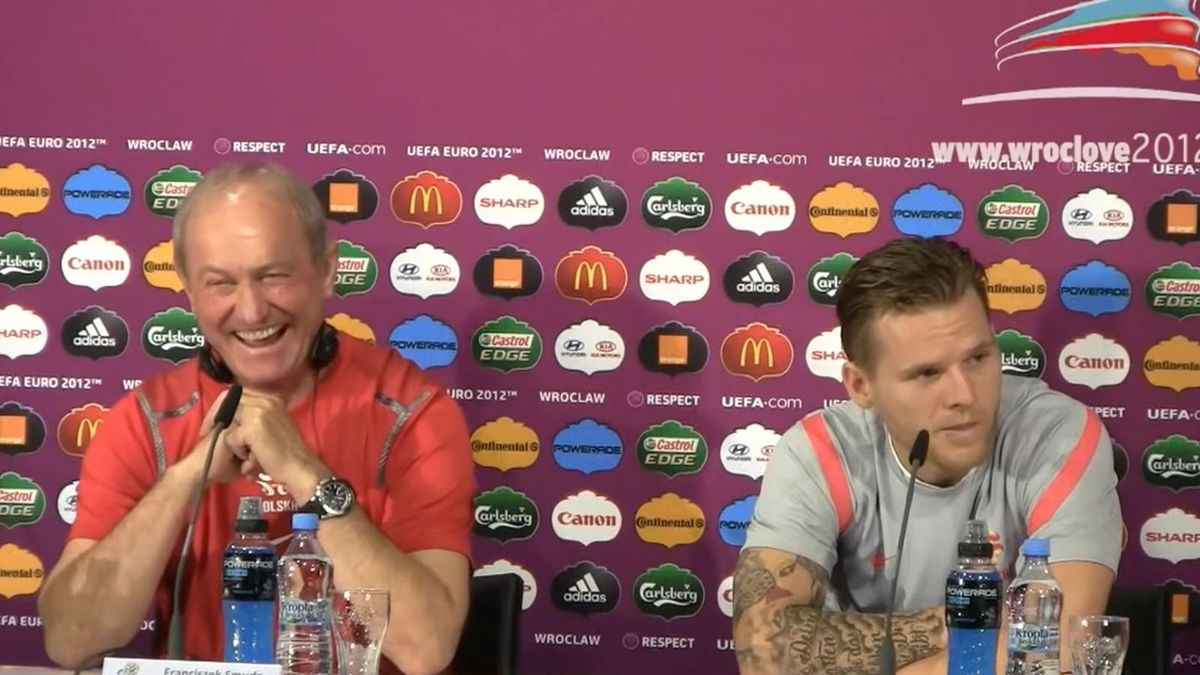 Na zdjęciu: Franciszek Smuda i Eugen Polanski