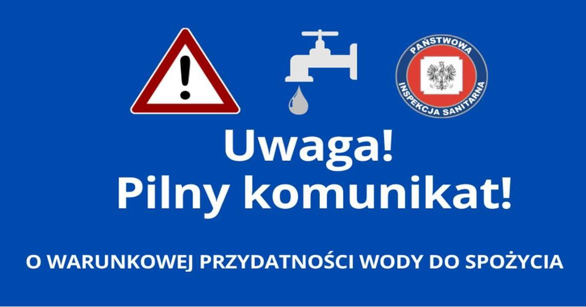 UWAGA: bakterie z grupy coli w kilku wodociągach!