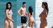 NATURALNA Camila Cabello w skąpym bikini pluska się w morskich falach z Shawnem Mendesem (ZDJĘCIA)