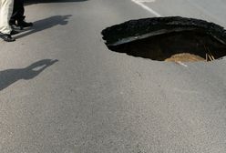 Zapadlisko na nowej obwodnicy. To już drugie