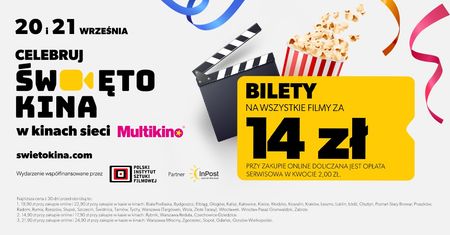 Święto Kina 2025 – weekend filmowych emocji za 14 zł!