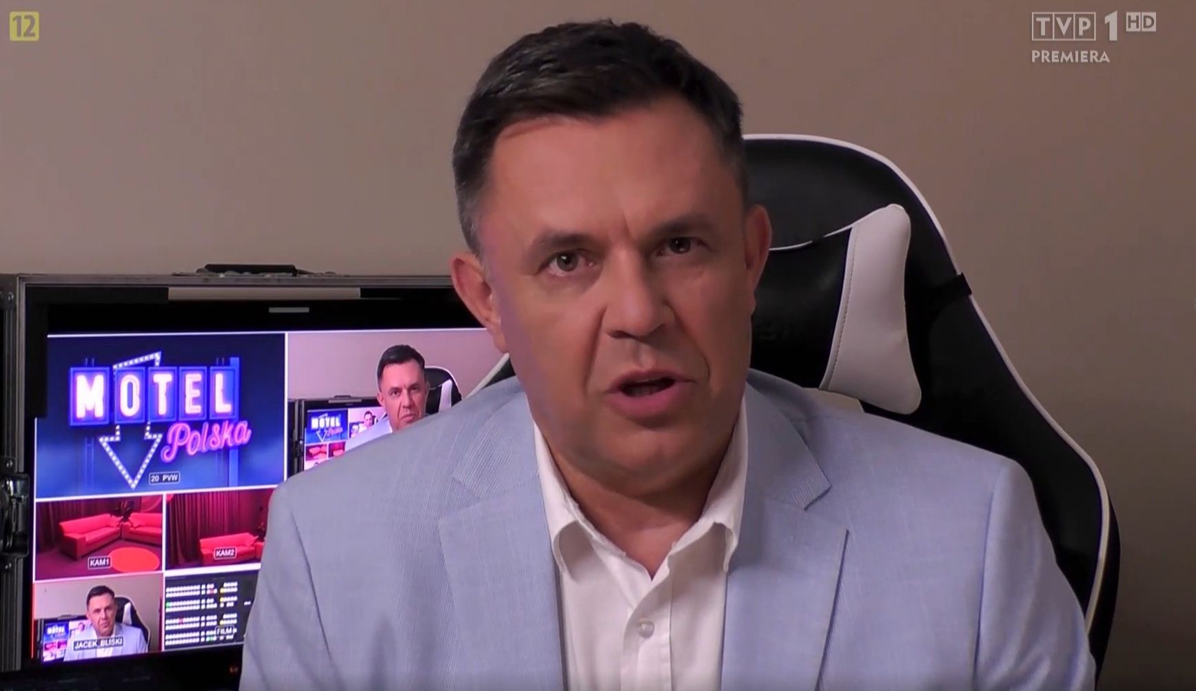 Jacek Łęski jest prowadzącym programu "Motel Polska".