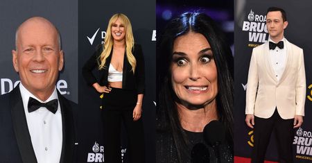 Rodzina i przyjaciele przyszli na roast Bruce'a Willisa. Najlepiej wypadła jego była żona! (ZDJĘCIA)