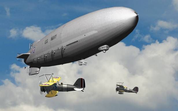 Niezwykłe konstrukcje [cz. 2.]. Latające lotniskowce USS Akron i USS Macon 1