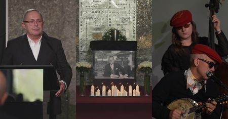 Tak wyglądał pogrzeb Andrzeja Morozowskiego: tłum żałobników, poruszające przemówienia i występ muzyków (WIDEO)
